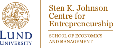 Sten K. Johnson Entreprenurship - School of economics and managemenet official logo